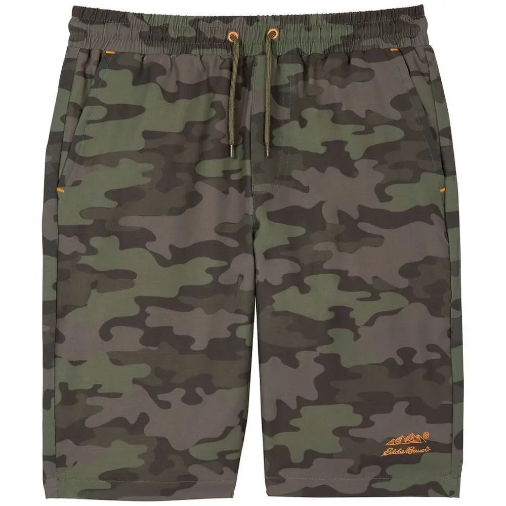 EDDIE BAUER 2 Pack Boys Hybrid Versatile Shorts Great For Swim or Play - Picture 3 of 7